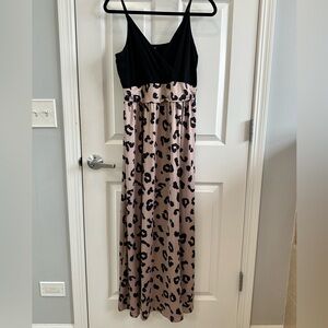 Women’s Leopard Print Maxi Dress (XL)